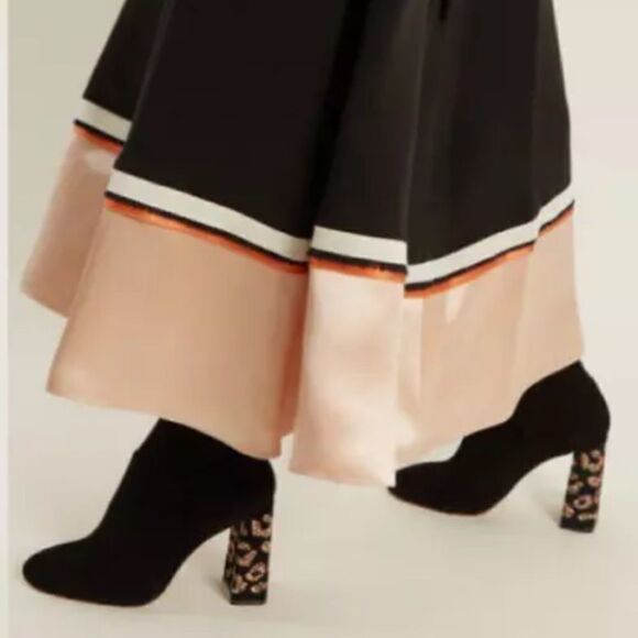 Sophia Webster Felicity Leopard Ankle Sock Boots - Picture 2 of 11